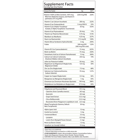 LifePak Anti-Aging Formula Supplements Pharmanex (60 paquetes)