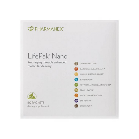 Lifepak Nano Anti-aging Multivitamin Supplements Pharmanex (60 paquetes)