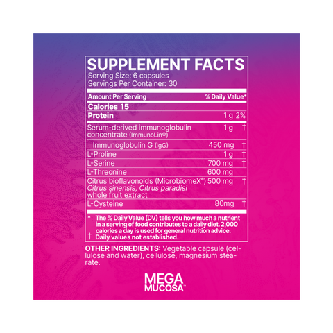 MegaMucosa Capsules (180 caps)