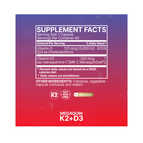 MegaQuin K2+D3 (60 caps)