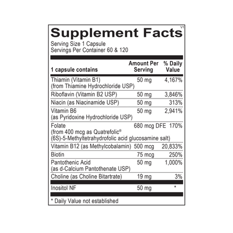Methyl B Complex (60 caps)