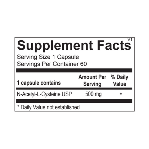 N-Acetyl Cysteine (60 caps)