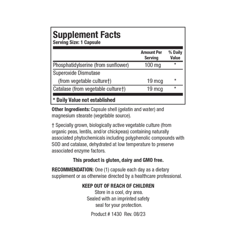 Phosphatidylserine (90 caps)