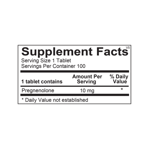 Pregnenolone 10mg (100 tabs)