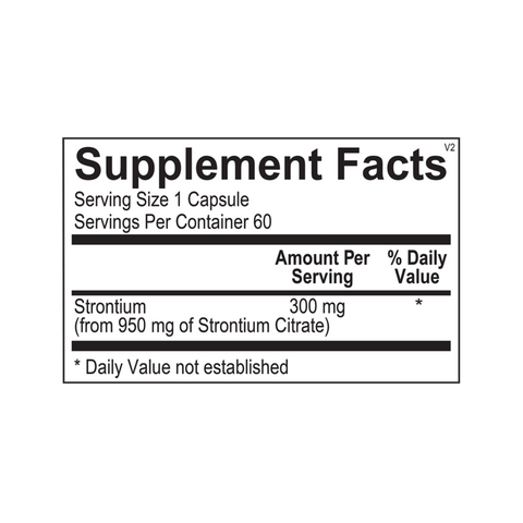 Strontium (60 caps)
